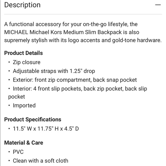 MICHAEL Michael Kors Backpack